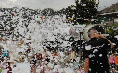 alquiler de cañone para la fiesta de la espuma